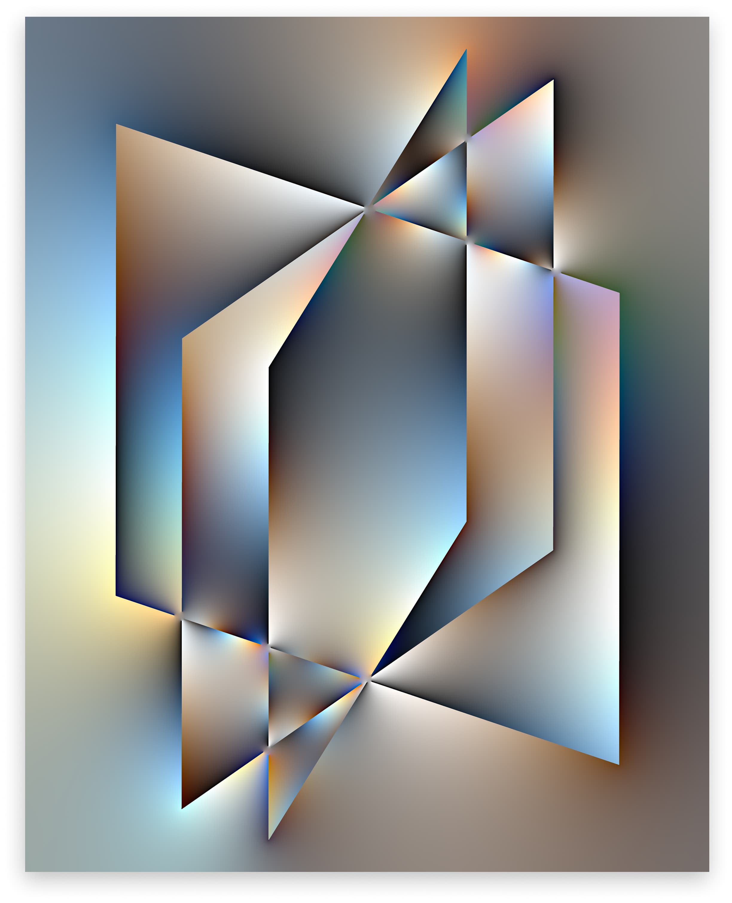 Intersecting Form Study #1 (SOLD)