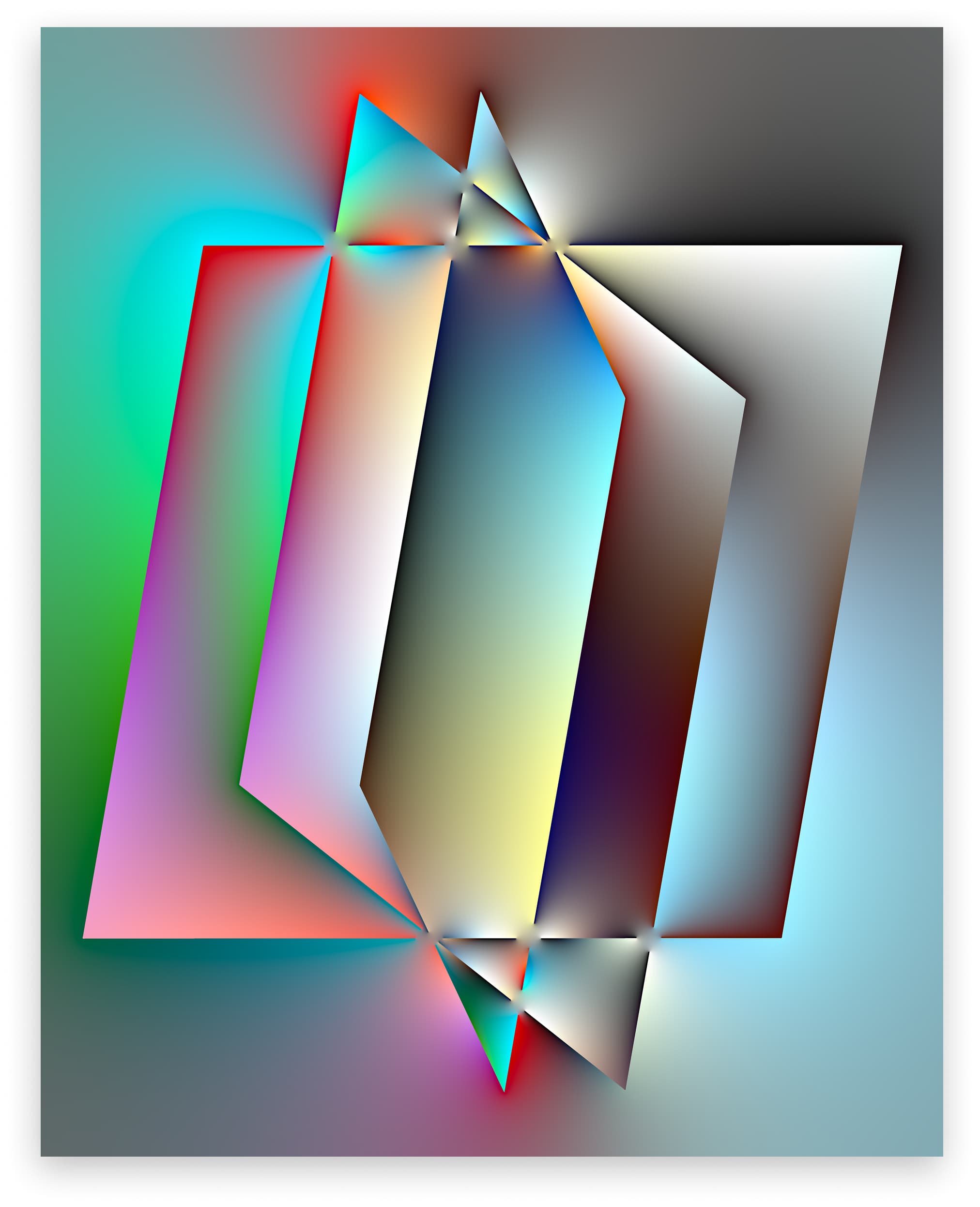 Intersecting Form Study #3 (SOLD)